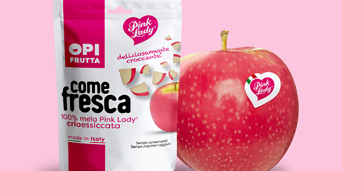 Pink Lady® lancia un originale snack di mela crioessiccata